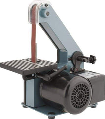 Enco - 30 Inch Long x 1 Inch Wide Belt Sanding Machine - 1/4 Hp, Single Phase - Strong Tooling