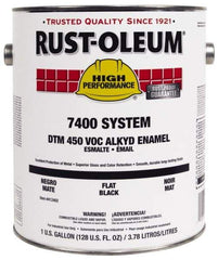 Rust-Oleum - 1 Gal Marlin Blue Gloss Finish Industrial Enamel Paint - Interior/Exterior, Direct to Metal, <450 gL VOC Compliance - Strong Tooling