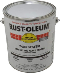 Rust-Oleum - 1 Gal Safety Blue Gloss Finish Industrial Enamel Paint - Interior/Exterior, Direct to Metal, <450 gL VOC Compliance - Strong Tooling