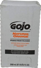 GOJO - 2 L Bag-in-Box Refill Liquid Hand Cleaner - General Duty, White, Orange Scent - Strong Tooling