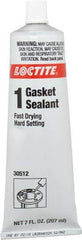 Loctite - 7 oz Tube Brown Gasket Sealant - -65 to 400°F Operating Temp, 24 hr Full Cure Time, Series 234 - Strong Tooling