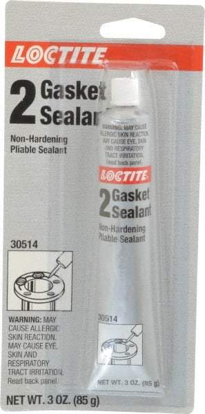 Loctite - 3 oz Tube Black Gasket Sealant - -65 to 400°F Operating Temp, Series 234 - Strong Tooling