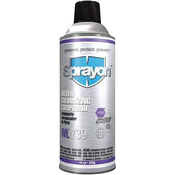 Sprayon - 16 oz Zinc Cold Galvanizing Compound - Comes in Aerosol - Strong Tooling