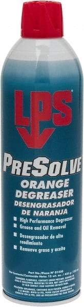 LPS - 20 oz Aerosol Cleaner/Degreaser - Aerosol, Orange - Strong Tooling