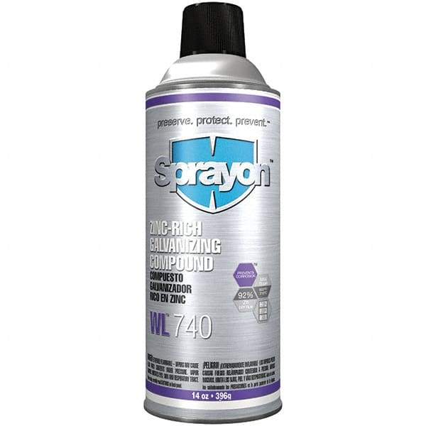 Sprayon - 16 oz Zinc Cold Galvanizing Compound - Comes in Aerosol - Strong Tooling