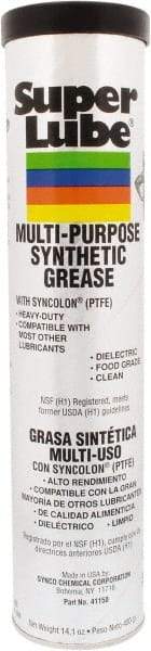 Synco Chemical - 400 g Cartridge Synthetic General Purpose Grease - Translucent White, Food Grade, 450°F Max Temp, NLGIG 2, - Strong Tooling