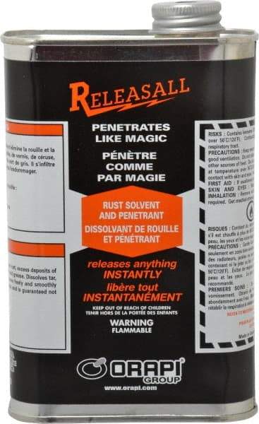 Releasall - 16 oz Rust Solvent/Penetrant - Comes in Can - Strong Tooling