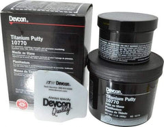 Devcon - 2 Lb Kit Gray Epoxy Resin Putty - 150°F (Wet), 350°F (Dry) Max Operating Temp, 16 hr Full Cure Time - Strong Tooling