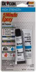 Devcon - 0.5 oz Tube Two Part Epoxy - 4 to 5 min Working Time - Strong Tooling