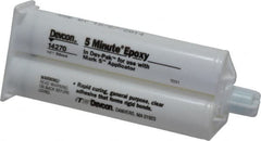 Devcon - 2 oz Cartridge Two Part Epoxy - 3 to 6 min Working Time, 1,900 psi Shear Strength - Strong Tooling