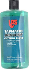 LPS - Tapmatic AquaCut, 16 oz Bottle Cutting & Tapping Fluid - Water Soluble, For Boring, Broaching, Drawing, Drilling, Engraving, Facing, Finishing, Grinding, Milling, Reaming, Sawing, Stamping, Tapping, Threading, Turning - Strong Tooling