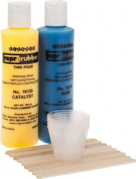 Flexbar - 380 ml Thin Pour Kit - Metrology Casting Material - Strong Tooling