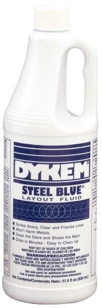 Dykem - Blue Layout Fluid - 930 ml Jug - Strong Tooling