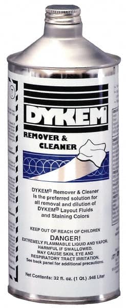 Dykem - Layout Fluid Remover and Thinner - 32 Ounce Bottle - Strong Tooling