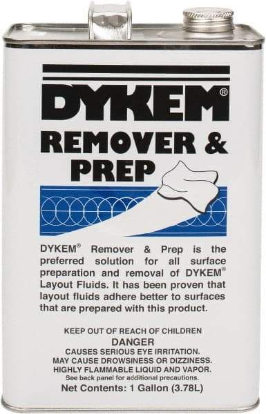 Dykem - Layout Fluid Remover and Cleaner - 1 Gallon Can - Strong Tooling