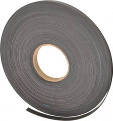 Mag-Mate - 100' Long x 1/2" Wide x 1/16" Thick Flexible Magnetic Strip - 6 Lb Max Pull Force, 3 Linear Ft/Lb Magnetic Pull Force, Plain Back - Strong Tooling