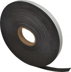 Mag-Mate - 200' Long x 1" Wide x 1/32" Thick Flexible Magnetic Strip - 8 Lb Max Pull Force, 4 Linear Ft/Lb Magnetic Pull Force, Adhesive Back - Strong Tooling