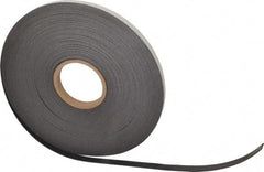 Mag-Mate - 100' Long x 1/2" Wide x 1/16" Thick Flexible Magnetic Strip - 6 Lb Max Pull Force, 3 Linear Ft/Lb Magnetic Pull Force, Adhesive Back - Strong Tooling