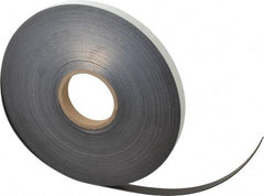 Mag-Mate - 100' Long x 3/4" Wide x 1/16" Thick Flexible Magnetic Strip - 10 Lb Max Pull Force, 5 Linear Ft/Lb Magnetic Pull Force, Adhesive Back - Strong Tooling