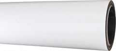 Mag-Mate - 25' Long x 24-3/8" Wide x 1/32" Thick Flexible Magnetic Sheet - 85 Lb Max Pull Force, 196 Linear Ft/Lb Magnetic Pull Force, Plain Back, White - Strong Tooling