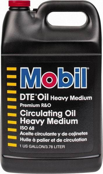 Mobil - 1 Gal Bottle Mineral Circulating Oil - SAE 20, ISO 68, 65.1 cSt at 40°C & 8.7 cSt at 100°F - Strong Tooling