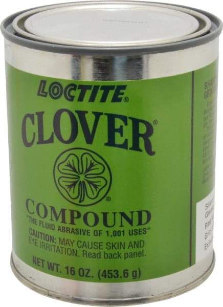 Loctite - 1 Lb Grease Compound - Compound Grade Super Fine, Grade 5A, 800 Grit, Black & Gray, Use on General Purpose - Strong Tooling