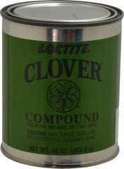 Loctite - 1 Lb Grease Compound - Compound Grade Coarse, Grade G, 80 Grit, Black & Gray, Use on General Purpose - Strong Tooling