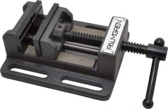 Palmgren - 3" Jaw Opening Capacity x 1-1/8" Throat Depth, Horizontal Drill Press Vise - 3" Wide Jaw, Stationary Base, Standard Speed, 6-1/2" OAL x 2-7/16" Overall Height - Strong Tooling