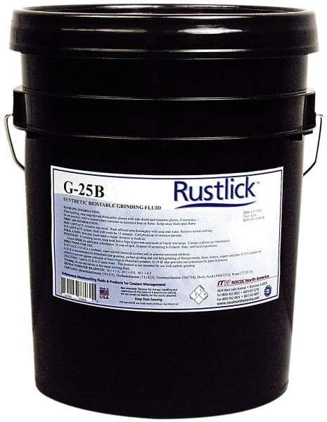 Rustlick - Rustlick G-25B, 5 Gal Pail Grinding Fluid - Synthetic, For Blanchard Grinding, General Grinding - Strong Tooling