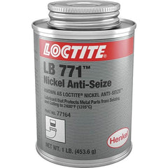 Loctite - 1 Lb Can High Temperature Anti-Seize Lubricant - Nickel, -54 to 2,399°F, Silver Colored, Water Resistant - Strong Tooling