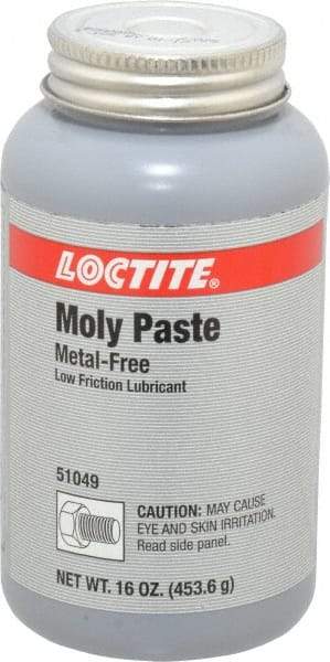 Loctite - 1 Lb Can General Purpose Anti-Seize Lubricant - Molybdenum Disulfide, -20 to 750°F, Black, Water Resistant - Strong Tooling