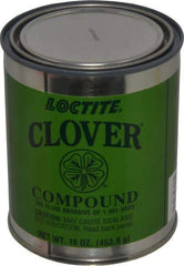 Loctite - 1 Lb Grease Compound - Compound Grade Coarse, Grade E, 120 Grit, Black & Gray, Use on General Purpose - Strong Tooling