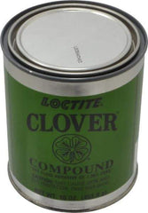 Loctite - 1 Lb Grease Compound - Compound Grade Medium, Grade D, 180 Grit, Black & Gray, Use on General Purpose - Strong Tooling