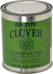 Loctite - 1 Lb Grease Compound - Compound Grade Very Fine, Grade C, 220 Grit, Black & Gray, Use on General Purpose - Strong Tooling