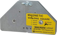 Mag-Mate - 7-5/8" Wide x 1-3/8" Deep x 3-3/4" High, Rare Earth Magnetic Welding & Fabrication Square - 120 Lb Average Pull Force - Strong Tooling