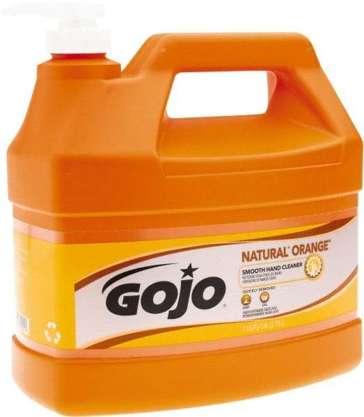 GOJO - 1 Gal Pump Bottle Liquid Hand Cleaner - General Duty, Orange Scent - Strong Tooling