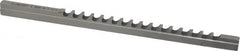 Dumont Minute Man - 5mm Keyway Width, Style B-1, Keyway Broach - High Speed Steel, Bright Finish, 1/4" Broach Body Width, 19/64" to 1-11/16" LOC, 6-3/4" OAL, 1,860 Lbs Pressure for Max LOC - Strong Tooling