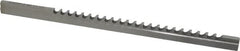 Dumont Minute Man - 6mm Keyway Width, Style C, Keyway Broach - High Speed Steel, Bright Finish, 3/8" Broach Body Width, 25/64" to 2-1/2" LOC, 11-3/4" OAL, 2,100 Lbs Pressure for Max LOC - Strong Tooling