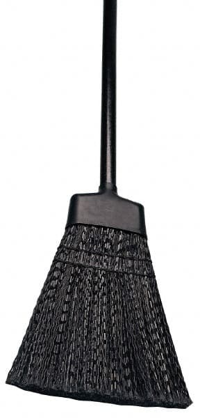 Ability One - 56" OAL Polypropylene Bristle Corn Broom - Plastic-Coated Metal Handle - Strong Tooling