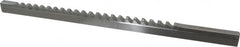 Value Collection - 5/16" Keyway Width, Style C, Keyway Broach - High Speed Steel, Bright Finish, 3/8" Broach Body Width, 25/64" to 2-1/2" LOC, 11-3/4" OAL - Strong Tooling