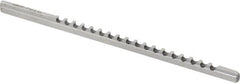 Dumont Minute Man - 3/32" Keyway Width, Style A, Keyway Broach - High Speed Steel, Bright Finish, 1/8" Broach Body Width, 13/64" to 1-1/8" LOC, 5" OAL, 780 Lbs Pressure for Max LOC - Strong Tooling