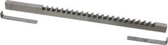 Dumont Minute Man - 3/8" Keyway Width, Style C, Keyway Broach - High Speed Steel, Bright Finish, 3/8" Broach Body Width, 25/64" to 2-1/2" LOC, 11-3/4" OAL, 4,340 Lbs Pressure for Max LOC - Strong Tooling