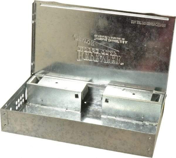 J.T. Eaton - Box Trap for Use on Mice - 10-1/4 Inch Long x 6-1/8 Inch Wide x 1-3/4 Inch High, Galvanized Steel - Strong Tooling