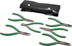 Xcelite - 6 Piece Diagonal & Long Nose Electronics Pliers - Comes in Pouch - Strong Tooling