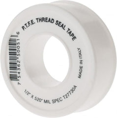 Value Collection - 1/2" Wide x 520" Long General Purpose Pipe Repair Tape - -450 to 550°F, White - Strong Tooling