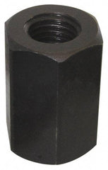 Value Collection - 3/4-10 UNC, 1-7/8" OAL Steel Standard Coupling Nut - Black Oxide Coated, 1-1/4" Width Across Flats - Strong Tooling