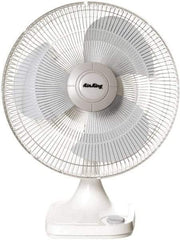 Air King - 16" Blade, 1/20 hp, 1,710 Max CFM, Oscillating Table/Wall Mounting Fans - 0.71/0.54./0.48 Amps, 120 Volts, 3 Speed - Strong Tooling