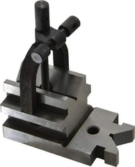 Value Collection - 1-5/16" Max Capacity, 90° Angle, Steel V-Block - 3-19/32" Long x 1-7/8" Wide x 1-7/8" High, Sold as Individual - Strong Tooling