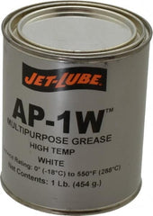 Jet-Lube - 1 Lb Can High Temperature Grease - White, High Temperature, 550°F Max Temp, NLGIG 2, - Strong Tooling