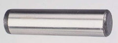 Value Collection - 1" Diam x 4" Pin Length Grade 8 Alloy Steel Pull Out Dowel Pin - 1 Rounded & 1 Threaded End - Strong Tooling